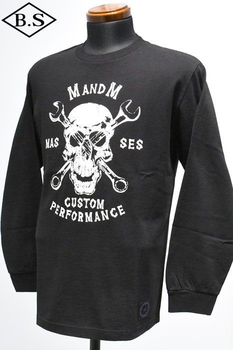 すべての商品 / マシス MASSES 長袖Tシャツ M&M×MASSES T-SHIRT SKULL