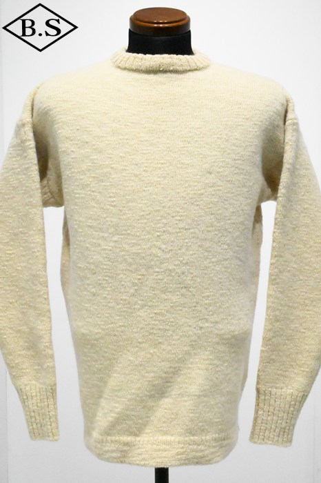 プリクエル PREQUEL セーター K1001 Fisherman's Sweater フィッシャーマンズ セーター WHITE