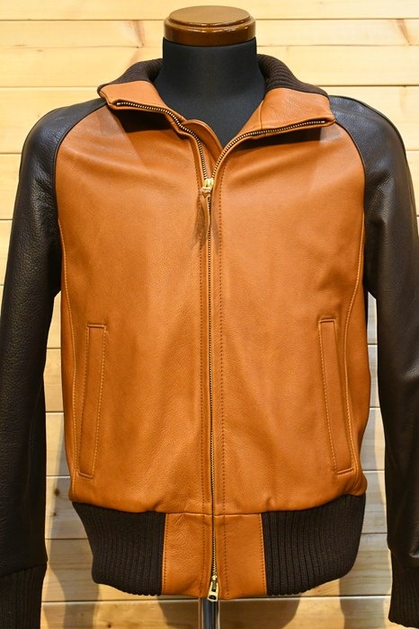 【最高級】ZILLI スエードレザー ボンバージャケット 2way 裏地総シルク 最高級】ZILLI スエードレザー ボンバージャケット 2way 裏地総シルク