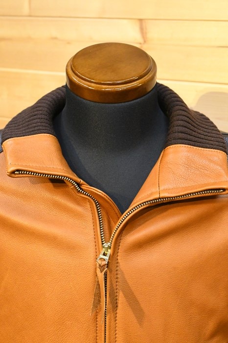 Y'2 LEATHER・STEER OIL RIB JACKET・SB-127 Y'2 LEATHER/ワイツーレザー】レザージャケット/ SB-127 STEER OIL RIB