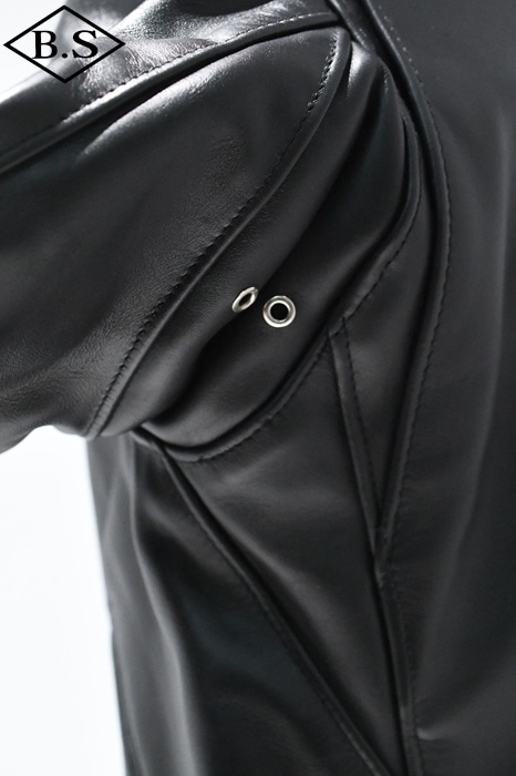 「とり天五郎」 Schott ブラック レザー ライダースジャケット M Schott / ショット schott レザージャケット 7823950097 618