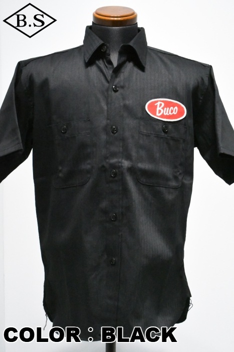 The REAL McCOY'S ブラックシャンブレー半袖シャツ マッコイズ MS16003 REAL McCOY'S NAVY CHAMBRAY SHIRT S/S マッコイ