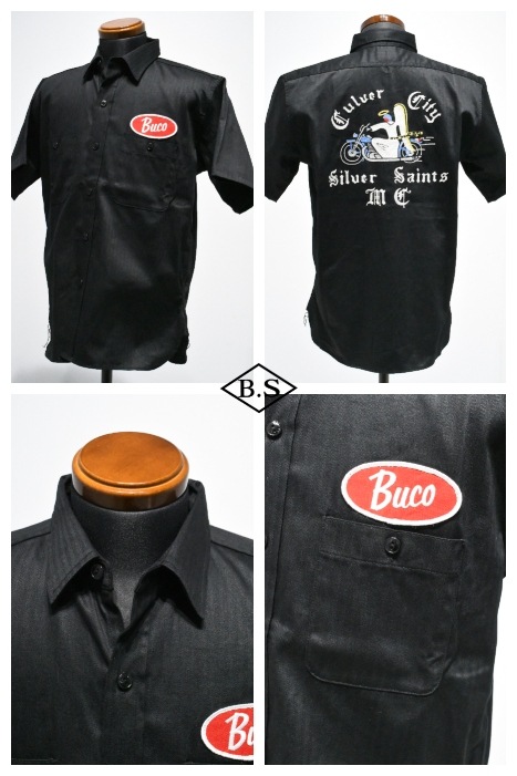【REAL McCOYS】BUCO リアルマッコイズ ブコ 半袖シャツ 刺繍 BUCO ブコ THE REAL McCOY'S リアルマッコイズ チェッカー