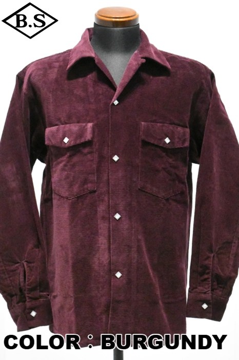 MASSES / マシス MASSES 長袖シャツ WESTERN CORDUROY SHIRT [アメカジ
