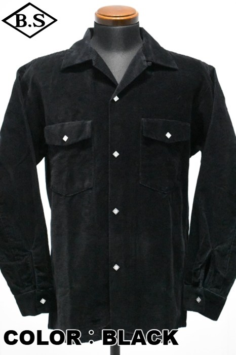 MASSES / マシス MASSES 長袖シャツ WESTERN CORDUROY SHIRT [アメカジ