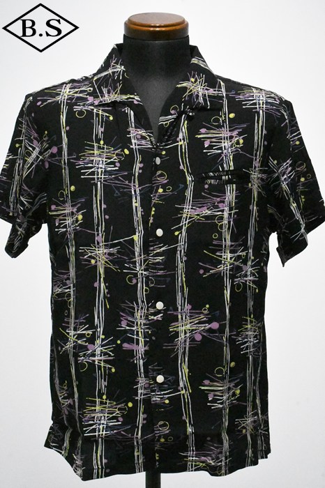 ジェラード JELADO 半袖シャツ SG21112 S/S Vincent Shirt / Black