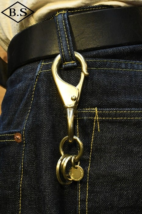 ビッグジョン BIG JOHN  キーリング VKYR06 BRASS ヨットキーリング ブラス