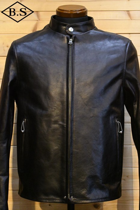 ファインクリーク＆コー FINECREEK＆CO レザージャケット ACJK049 Blue Willow Black