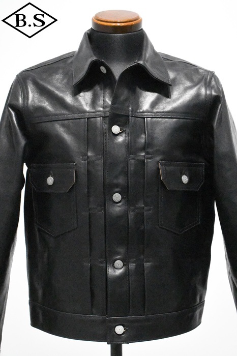 シュガーケーン アウター Sugar Cane SC80681 BLACK HORSEHIDE LEATHER JACKET 1953 MODEL BLACK