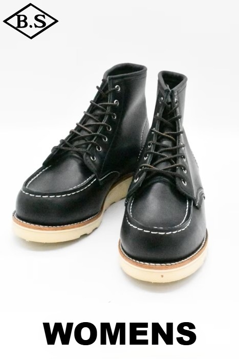 【WOMENS】レッドウィング RED WING ブーツ 3373 6-inch Classic Moc 6インチ クラシックモック ブラックバウンダリー