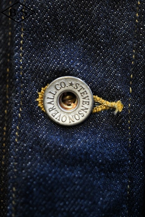 美品 STEVENSON OVERALL CO. インディゴスーベニアジャケット Stevenson Overall Co. Deuce - DC1 スーベニアジャケット