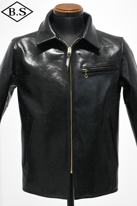 ワイツーレザー Y’2 LEATHER レザージャケット PR-65 VINTAGE HORSE LIGHT SINGLE RIDERS ヴィンテージホースライトシングルライダース ブラック（TEA CORE）