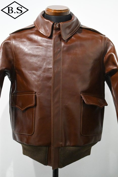 美品 バズリクソンズ A-2 ラセットブラウン サイズ38 A2 中古・古着通販】Buzz Rickson's (バズリクソンズ) A-2フライト