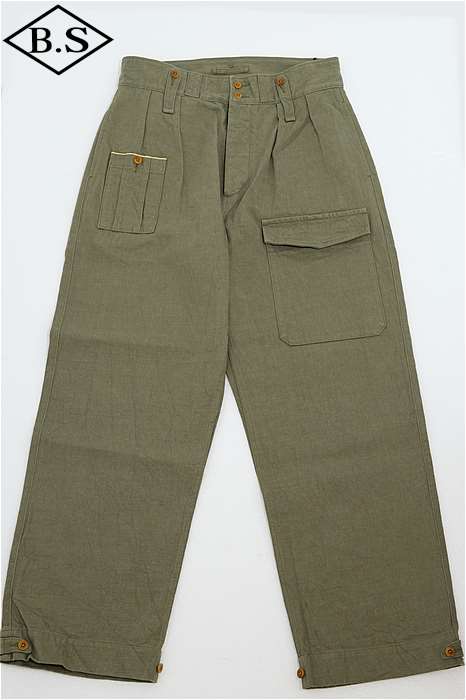 ナイジェルケーボン デニム Nigel Cabourn 80490050030 BRITISH ARMY PANT - LOOSE DENIM ブリティッシュアーミーパンツ - ルーズデニム オリーブ