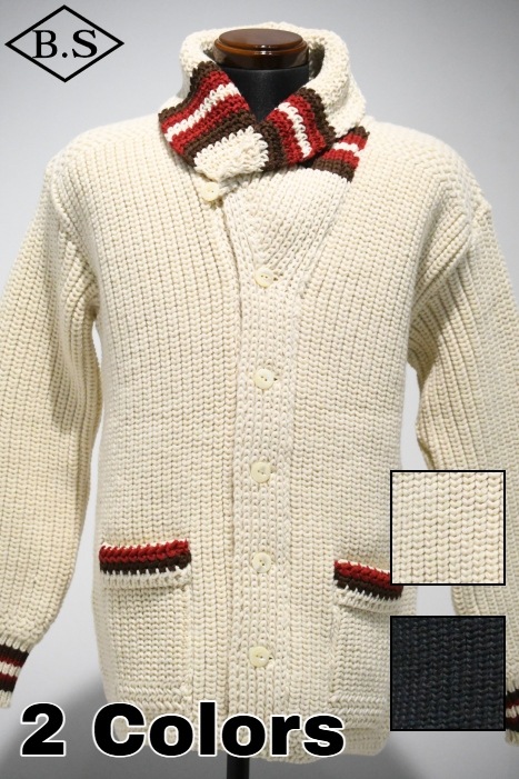 リアルマッコイズ アウター REAL McCOYS MC24111 STRIPED SHAWL COLLAR CARDIGAN