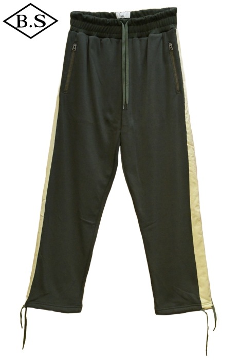 ナイジェルケーボン Nigel Cabourn スウェットパンツ 80470050050 TRACK PANT SANDWICH PILE トラックスウェットパンツ サンドイッチパイル グリーン 