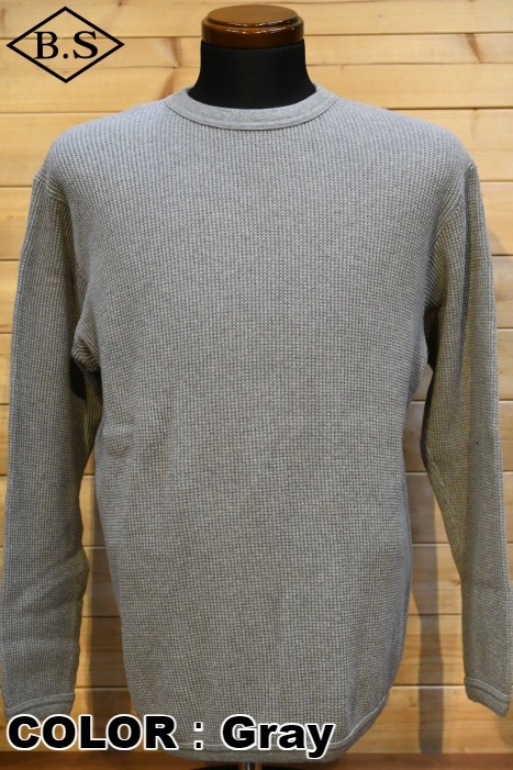 CUSHMAN / クッシュマン CUSHMAN ロンT 26361 BIG WAFFLE LONG
