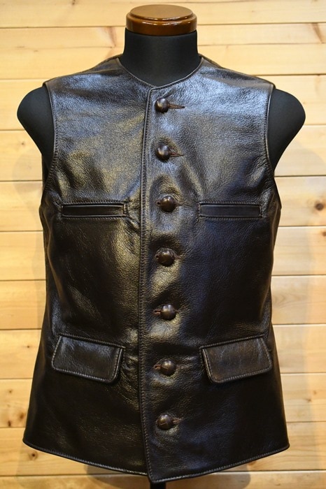 The Transatlantic Clothing/エアロレザー レザーベスト The Transatlantic Clothing/エアロレザー レザーベスト - メルカリ