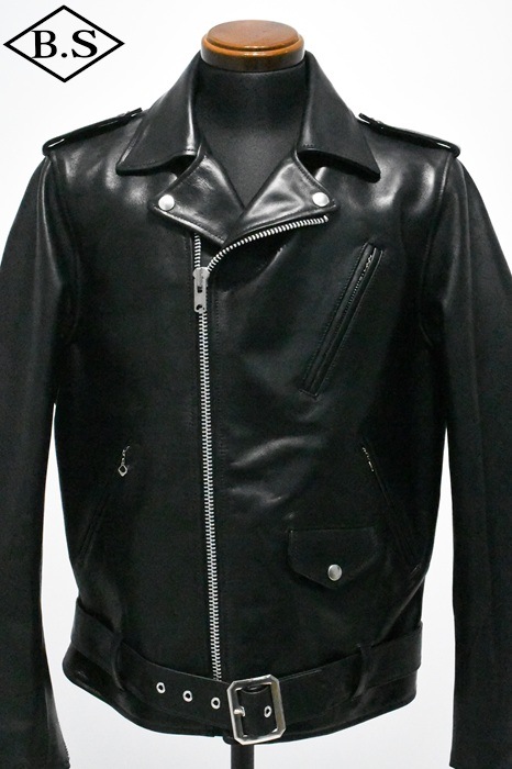 マシス MASSES レザージャケット RIDER'S JACKET BLACK