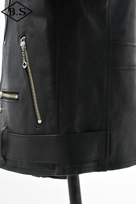 vintage ファッション アトラクションズatractionsビルトバック レザー