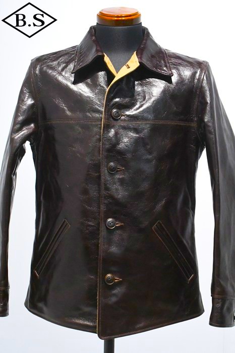 レインボーカントリー RAINBOW COUNTRY レザージャケット RCL-10065 40's Horsehide Car Coat 