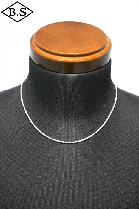 インディアンジュエリー INDIAN JEWELRY 小物 ネックレス FR40-45 カットフレンチロープチェーン 45cm