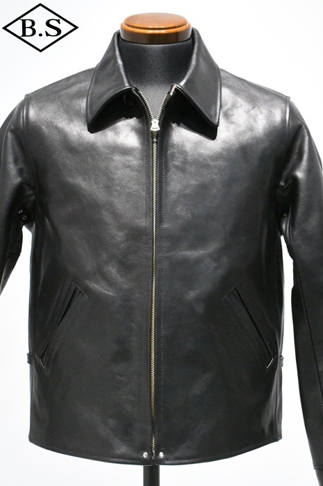 アトラクションズ Attractions レザージャケット Lot.380 Horsehide Stallion Jacket BLACK