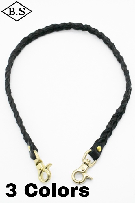 マニフォールド MANIFOLD ウォレットロープ MR-02PL-B 馬ヌメウォレットロープ ブラス 10mm