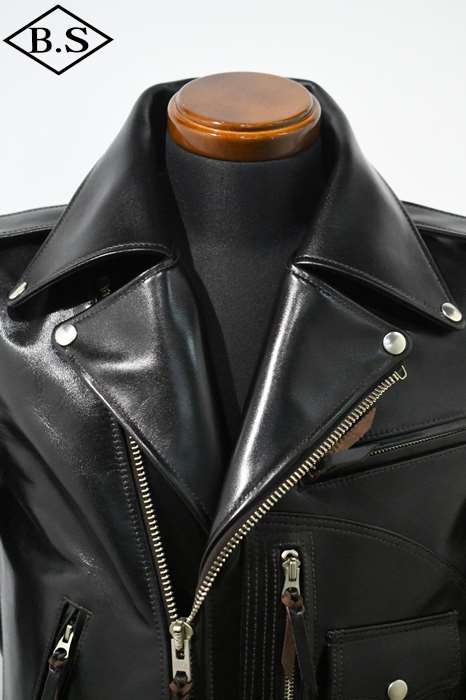 Y'2 ワイツーレザー　リブジャケット　/　Black 楽天市場】【Y'2 LEATHER/ワイツーレザー】レザージャケット/ HORSE