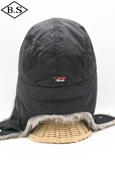 帽子 Real fur cap ブランド別 / ナンガ NANGA キャップ AURORA TEX FUR FLIGHT CAP