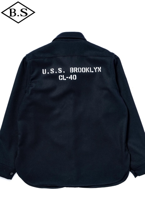 リアルマッコイズ 長袖Tシャツ　ネイビー　42 THE_REAL_McCOY'S / リアルマッコイズ REAL McCOYS 長袖シャツ MS25102
