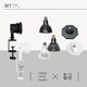 �����٤륯���ץ��ץ饤�ȥ��å� �ۡ� Clamp Lamp Socket�� �� NEO AMATERAS 20W ��or NEO TSUKUYOMI 20W ��or ROKI-Octagon-50W
