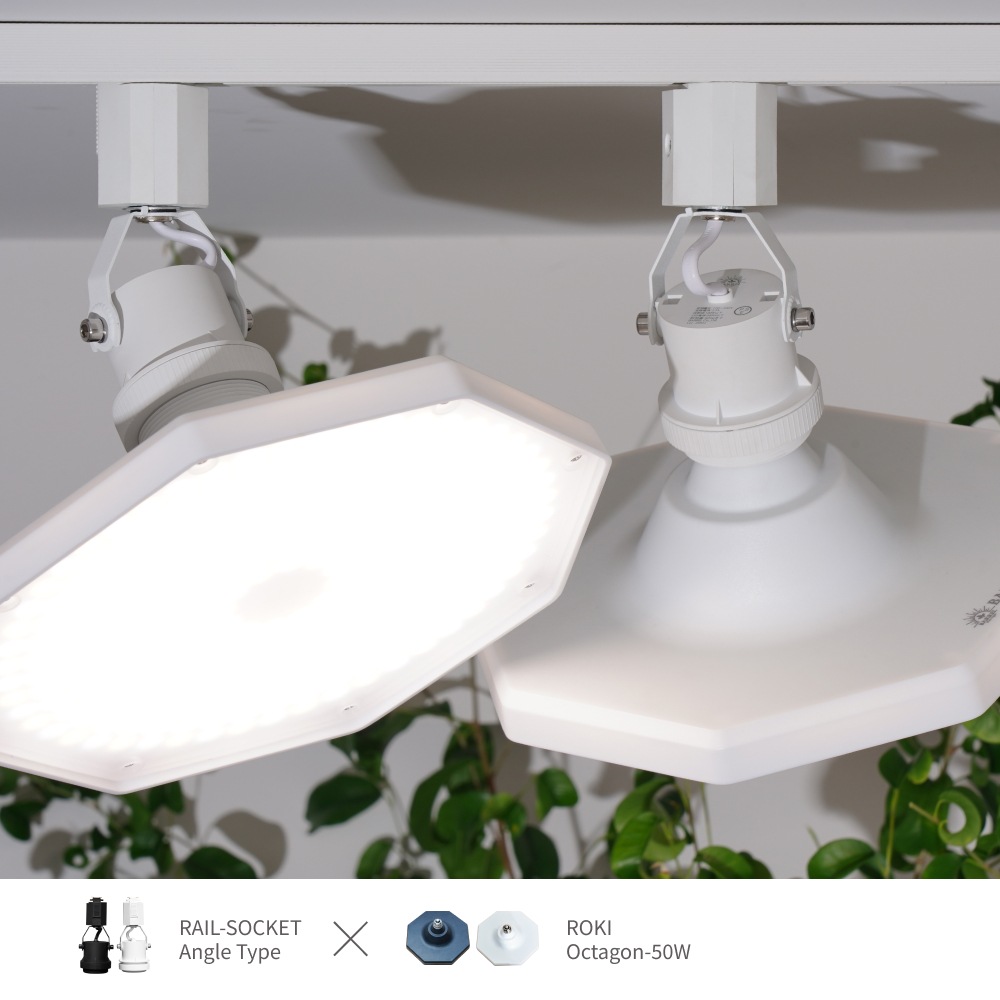 �����٤륽���å�+�饤�ȥ��åȡ�  RAIL-SOCKET Angle Type�� or RAIL-SOCKET Standard Type ��or SOCKET-10 �áߡ� NEO AMATERAS 20W or NEO TSUKUYOMI 20W ��or ROKI-Octagon-50W