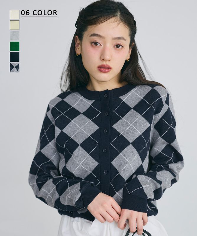 クルーネックカーディガン【宅配便】