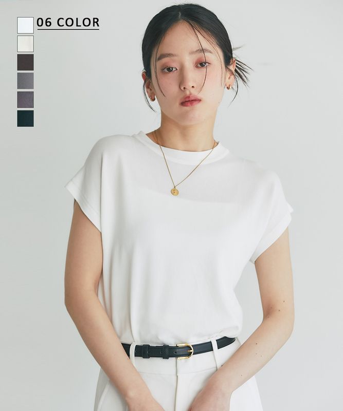 《4/7(火)12時40分販売開始》シアーフレンチスリーブトップス【ネコポス】