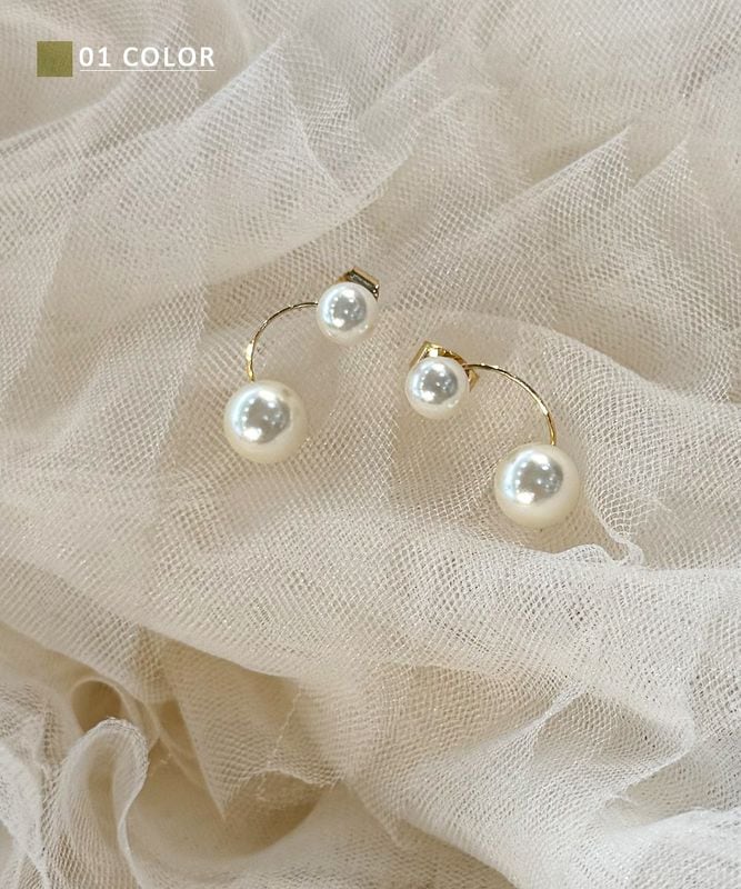 2つパールピアス【ネコポス便可】