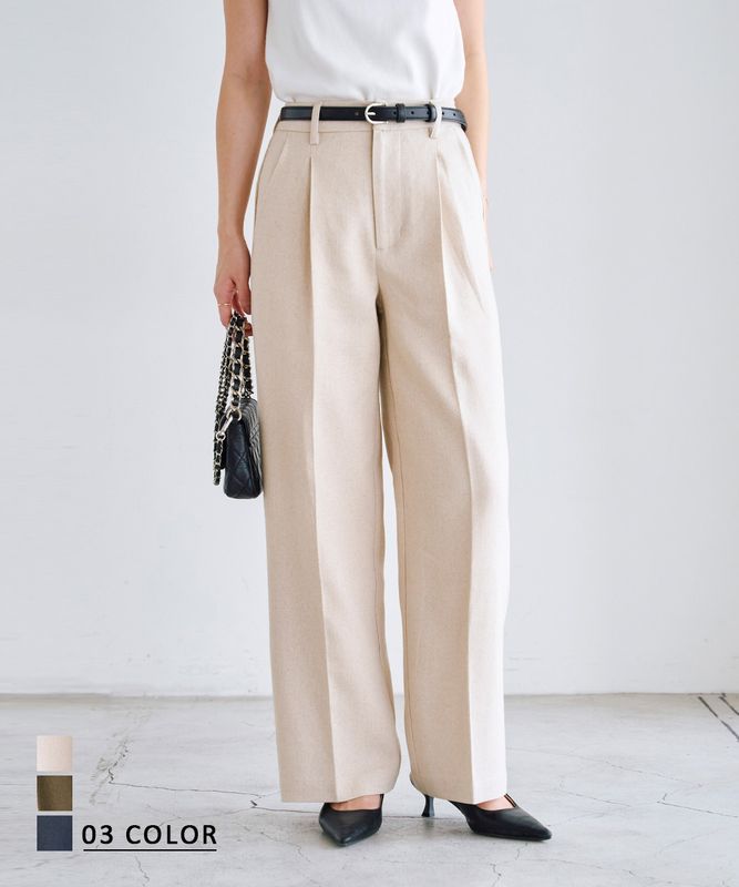 リネンワイドパンツ【宅配便】