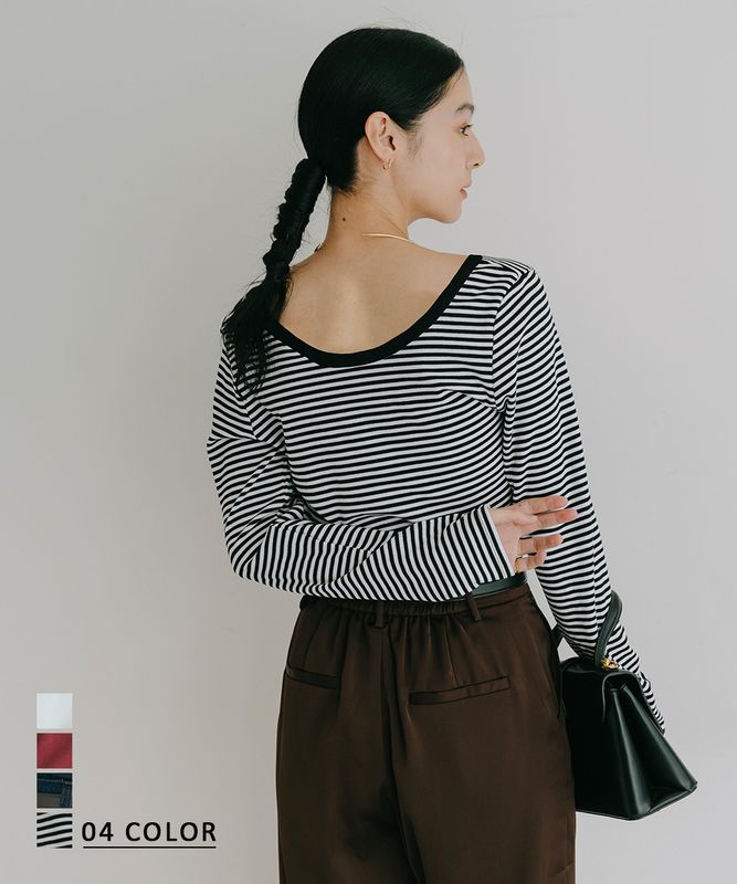 バックシャン長袖Tシャツ【宅配便】 