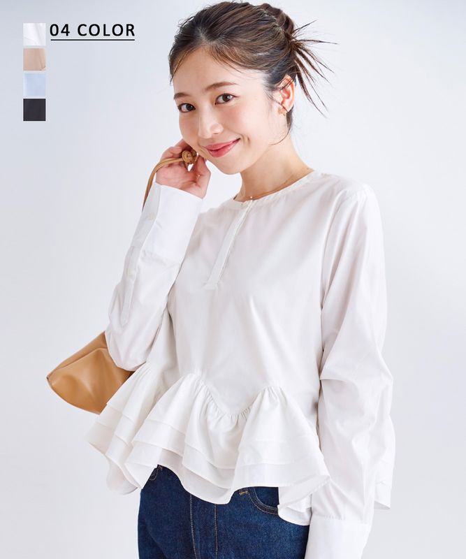 【HARUKA DESIGN】ティアードフリルブラウス【宅配便】