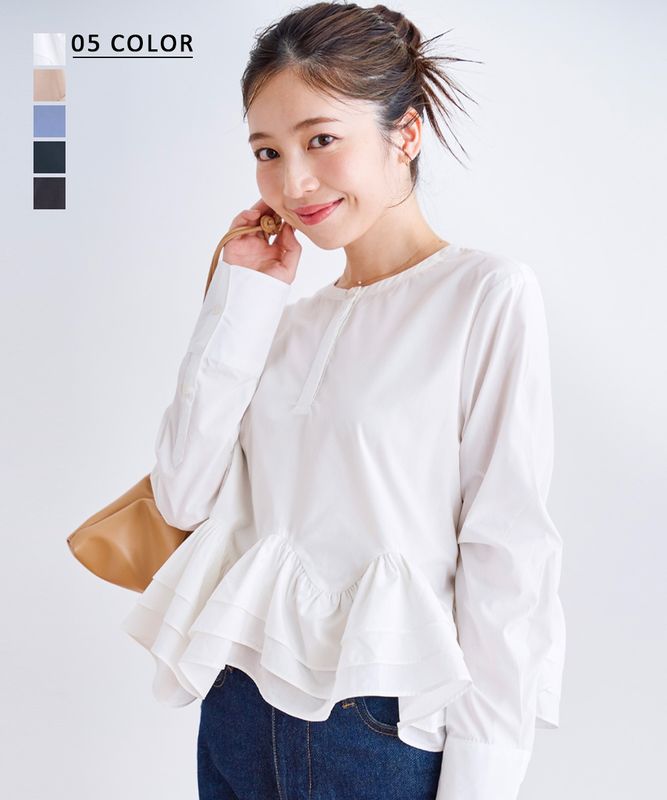 【HARUKA DESIGN】ティアードフリルブラウス【宅配便】