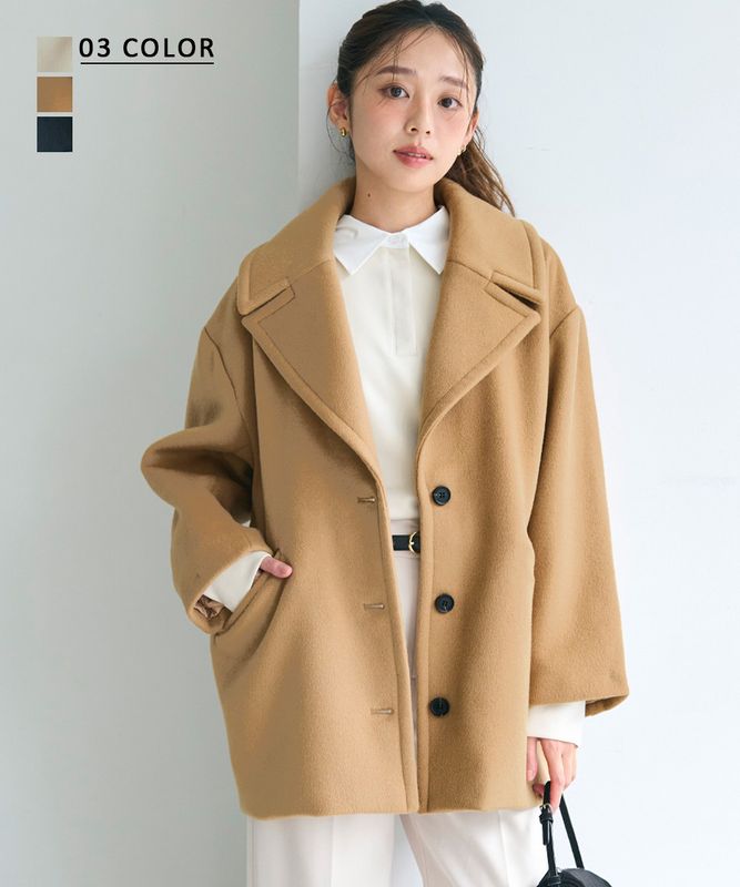 【新品未使用】BASEMENT リバーミドルコート　アイボリー 楽天市場】リバーミドルコート｜レディース アウター リバー