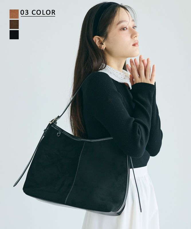 スクエアスエードバッグ【宅配便】