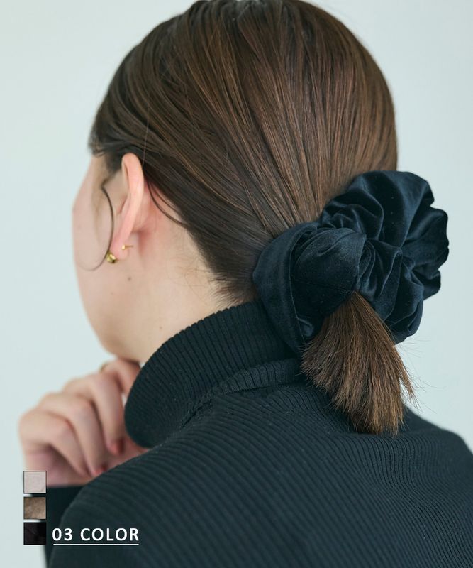 ベロアシュシュ【ネコポス便可】