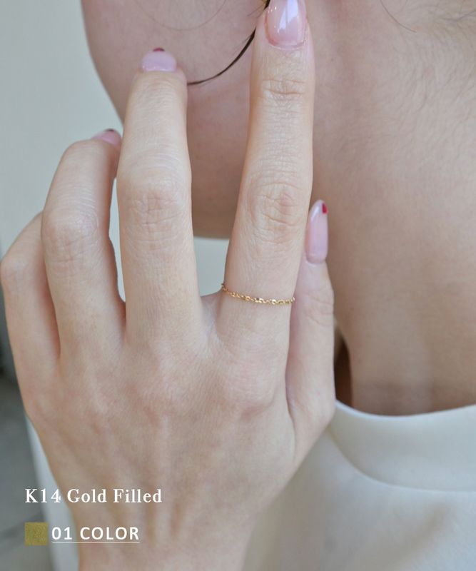 《2/10(火)12時40分販売開始》14Kリング【ネコポス便可】