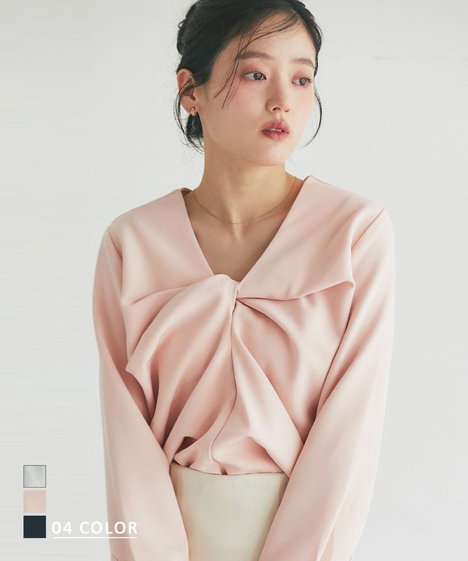 【KANA DESIGN】フロントツイストトップス【宅配便】