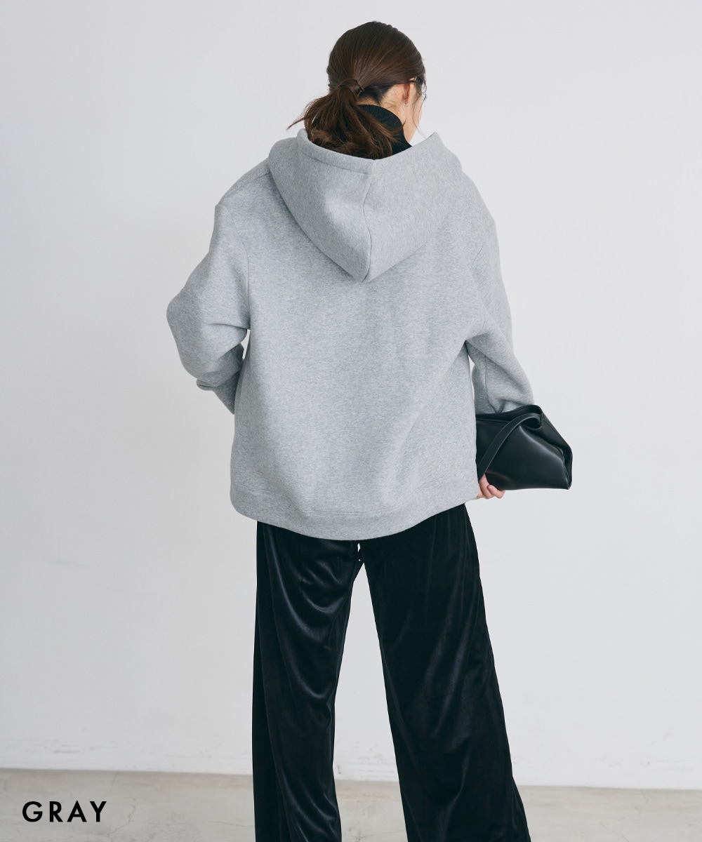 ダブルジップ裏起毛パーカー【宅配便】 | すべての商品 | BASEMENT online