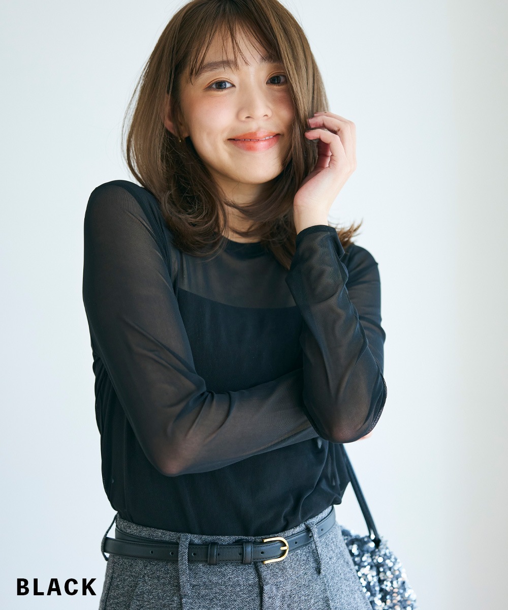 シアーチュールトップス【宅配便】 soku NEW,新作商品 BASEMENT online