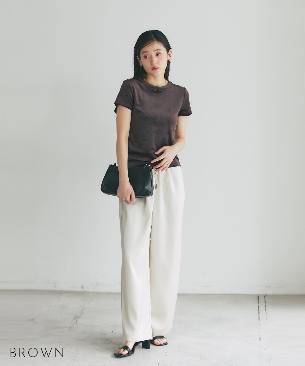 MIYU DESIGN】ベロア半袖Tシャツ【宅配便】 | すべての商品 | BASEMENT