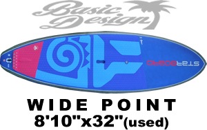 手渡し限定】スターボードWidepoint 8'1×32 ワイドポイント