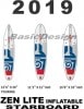 2019 �������ܡ��� ����饤�� STARBOARD ZENLITE ���奤��ե졼���֥�SUP  (new/����̵��)